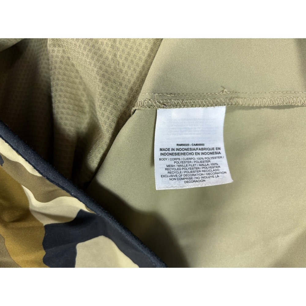 Nike Dri Fit Camouflage Full Zip Windbreaker Jacket‎ (Men's Medium) Green - Picture 11 of 12